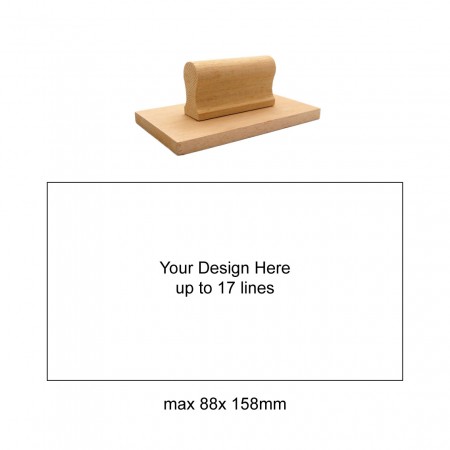 Extra Large Size Hand Stamp 88x158mm